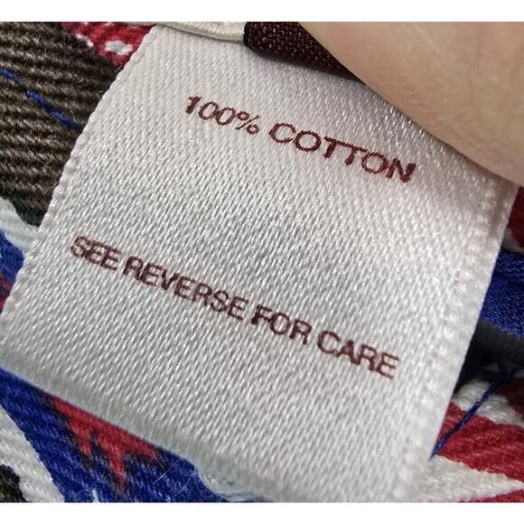 Vintage Southwestern Skirt Womens 32 Maxi Tapestry Blanket Aztec Wrap 90s - Picture 9 of 14